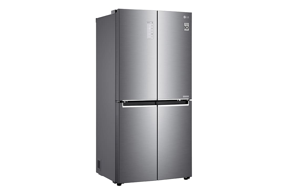 LG 464L Multi Door Refrigerator with Smart Inverter Compressor™ in Platinum Silver, GF-B4533PZ