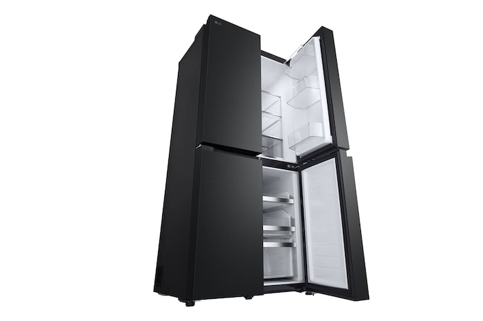 LG 530L Multi Door Refrigerator with Smart Inverter Compressor™ in Essence Matte Black, GF-B5305EP