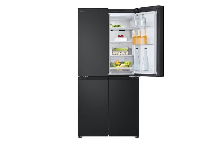 LG 530L Multi Door Refrigerator with Smart Inverter Compressor™ in Essence Matte Black, GF-B5305EP