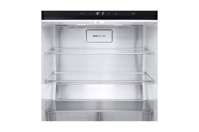 LG 530L Multi Door Refrigerator with Smart Inverter Compressor™ in Essence Matte Black, GF-B5305EP