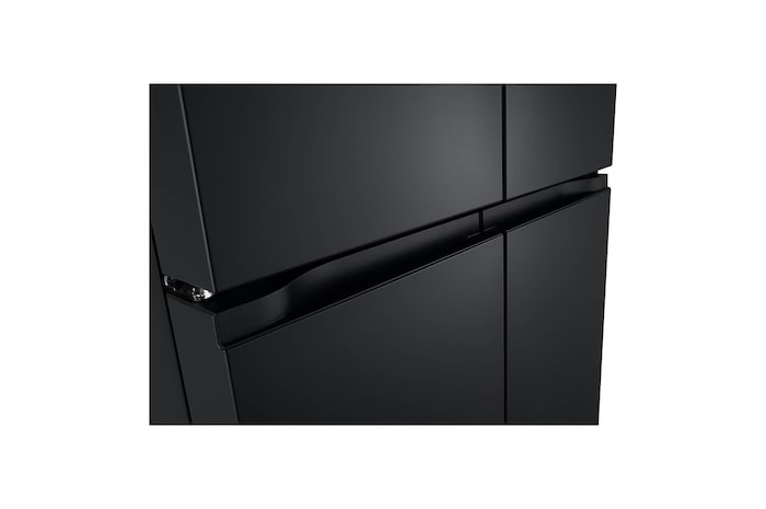 LG 530L Multi Door Refrigerator with Smart Inverter Compressor™ in Essence Matte Black, GF-B5305EP