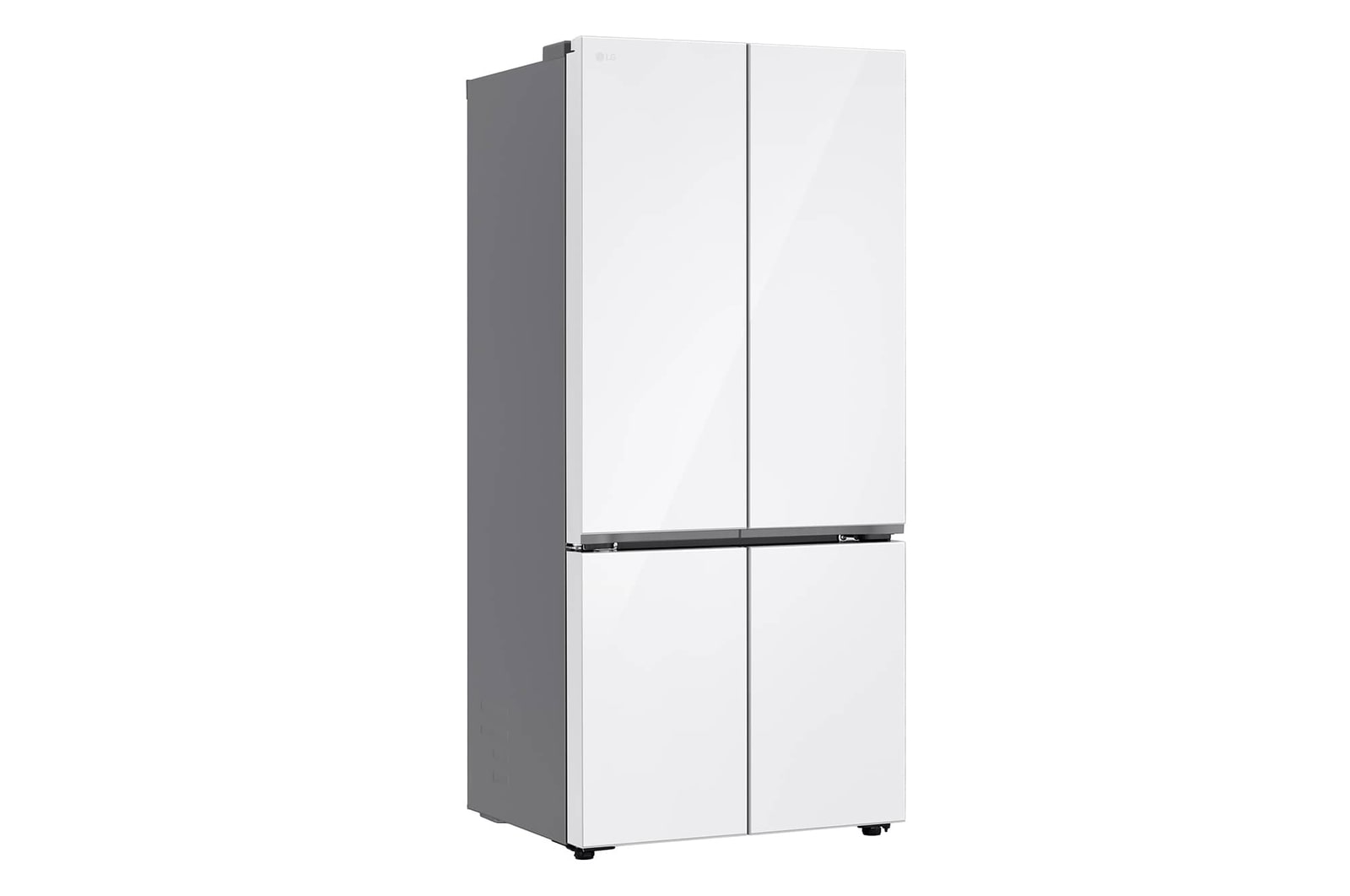LG 611L Multi Door Refrigerator in White Glass Finish, GF-B6174TW