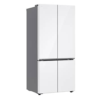 LG 611L Multi Door Refrigerator in White Glass Finish, GF-B6174TW