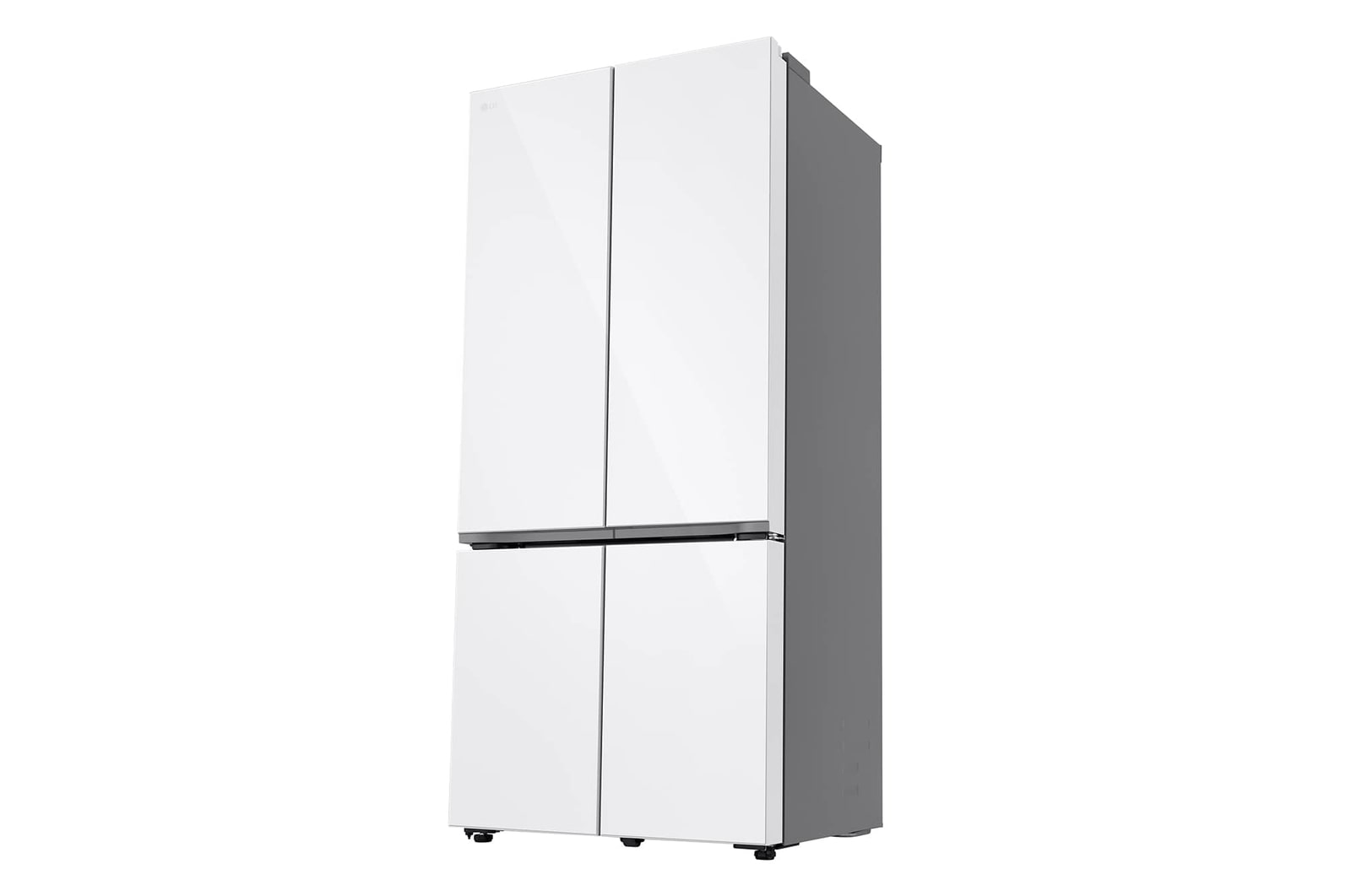 LG 611L Multi Door Refrigerator in White Glass Finish, GF-B6174TW