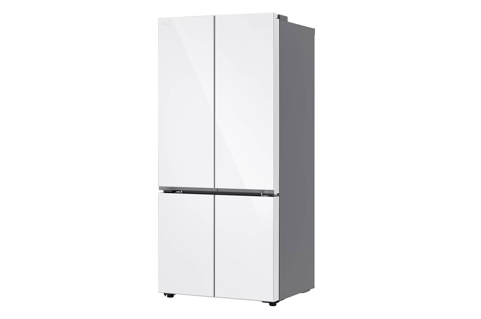 LG 611L Multi Door Refrigerator in White Glass Finish, GF-B6174TW