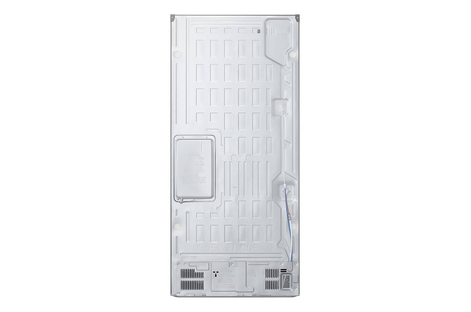 LG 611L Multi Door Refrigerator in White Glass Finish, GF-B6174TW