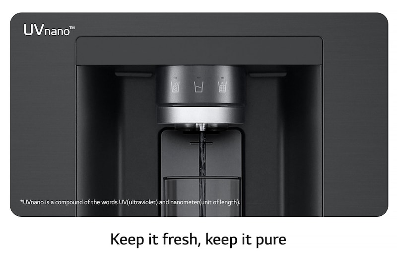 LG 508L InstaView® Refrigerator in Essence Matte Black, GF-G4534EP
