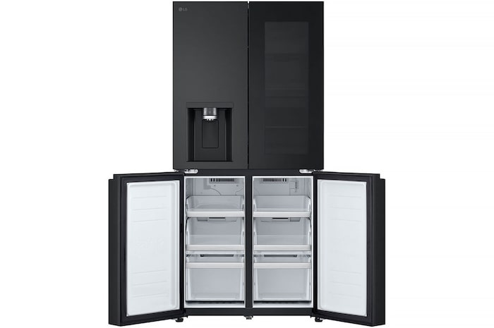 LG 508L InstaView® Refrigerator in Essence Matte Black, GF-G4534EP
