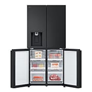 LG 427L Multi Door Refrigerator with Smart Inverter Compressor™ in Essence Matte Black, GF-L4534EP
