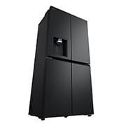 LG 427L Multi Door Refrigerator with Smart Inverter Compressor™ in Essence Matte Black, GF-L4534EP