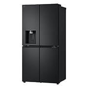 LG 427L Multi Door Refrigerator with Smart Inverter Compressor™ in Essence Matte Black, GF-L4534EP