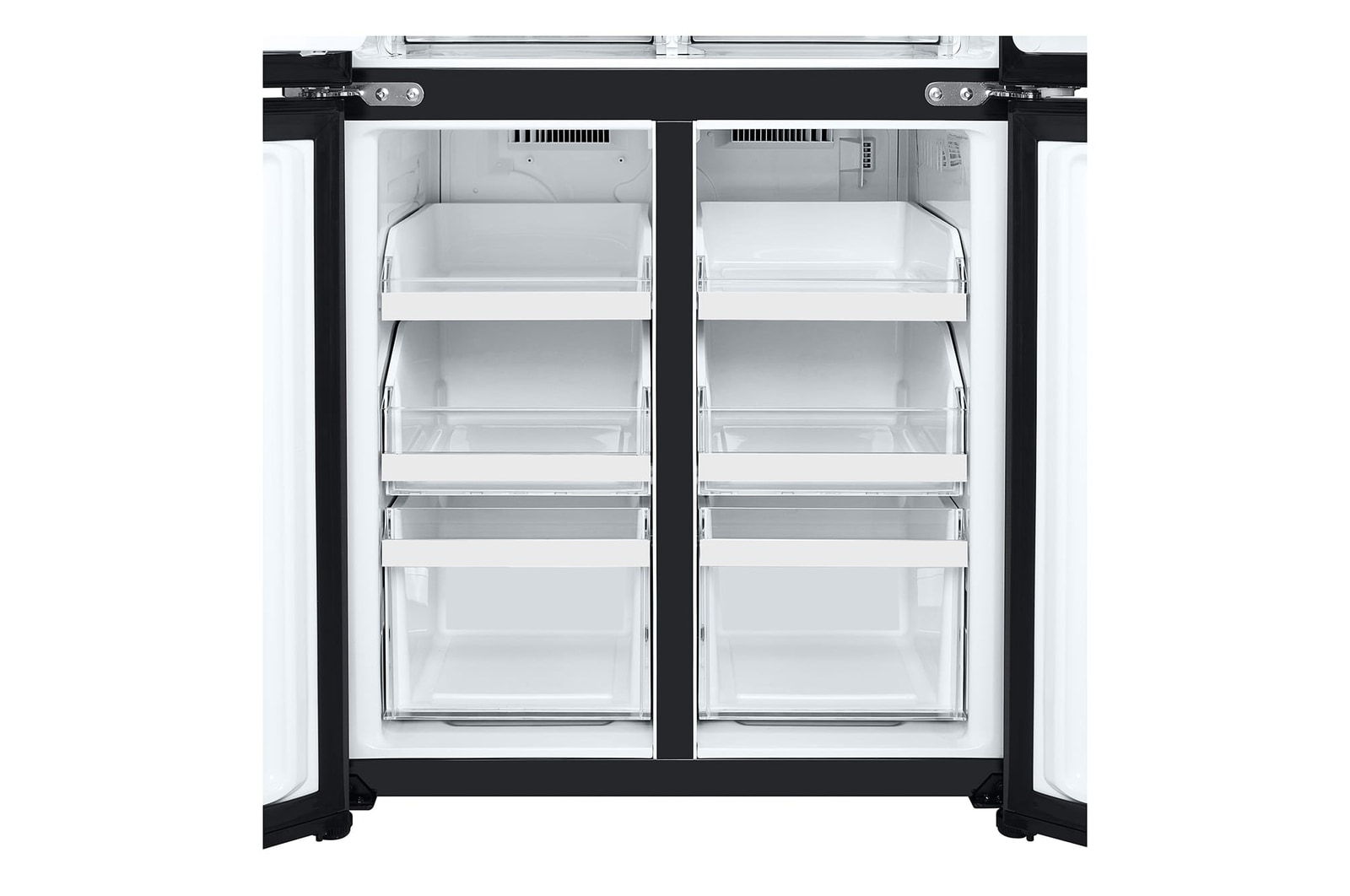 LG 427L Multi Door Refrigerator with Smart Inverter Compressor™ in Essence Matte Black, GF-L4534EP
