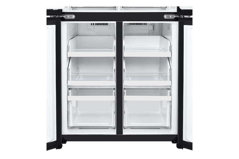 LG 427L Multi Door Refrigerator with Smart Inverter Compressor™ in Essence Matte Black, GF-L4534EP