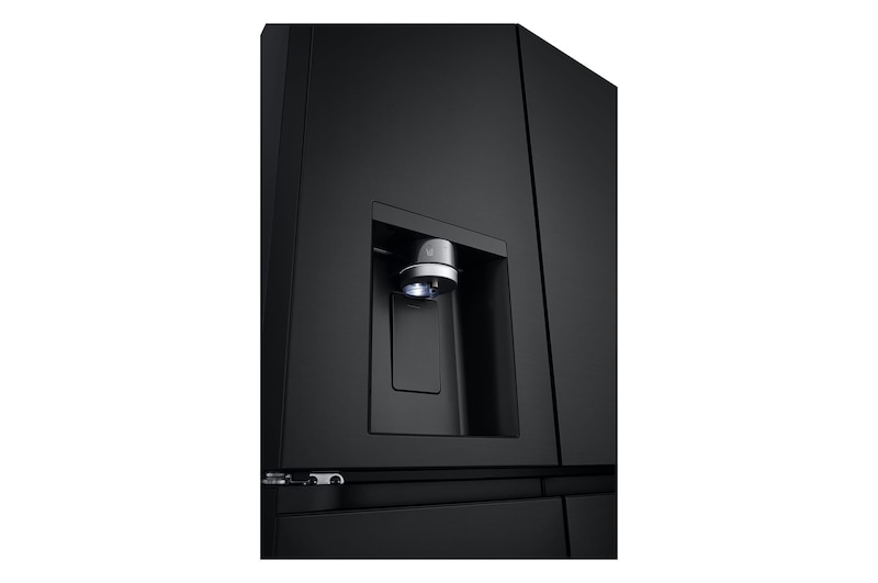 LG 427L Multi Door Refrigerator with Smart Inverter Compressor™ in Essence Matte Black, GF-L4534EP