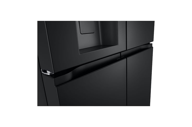 LG 427L Multi Door Refrigerator with Smart Inverter Compressor™ in Essence Matte Black, GF-L4534EP