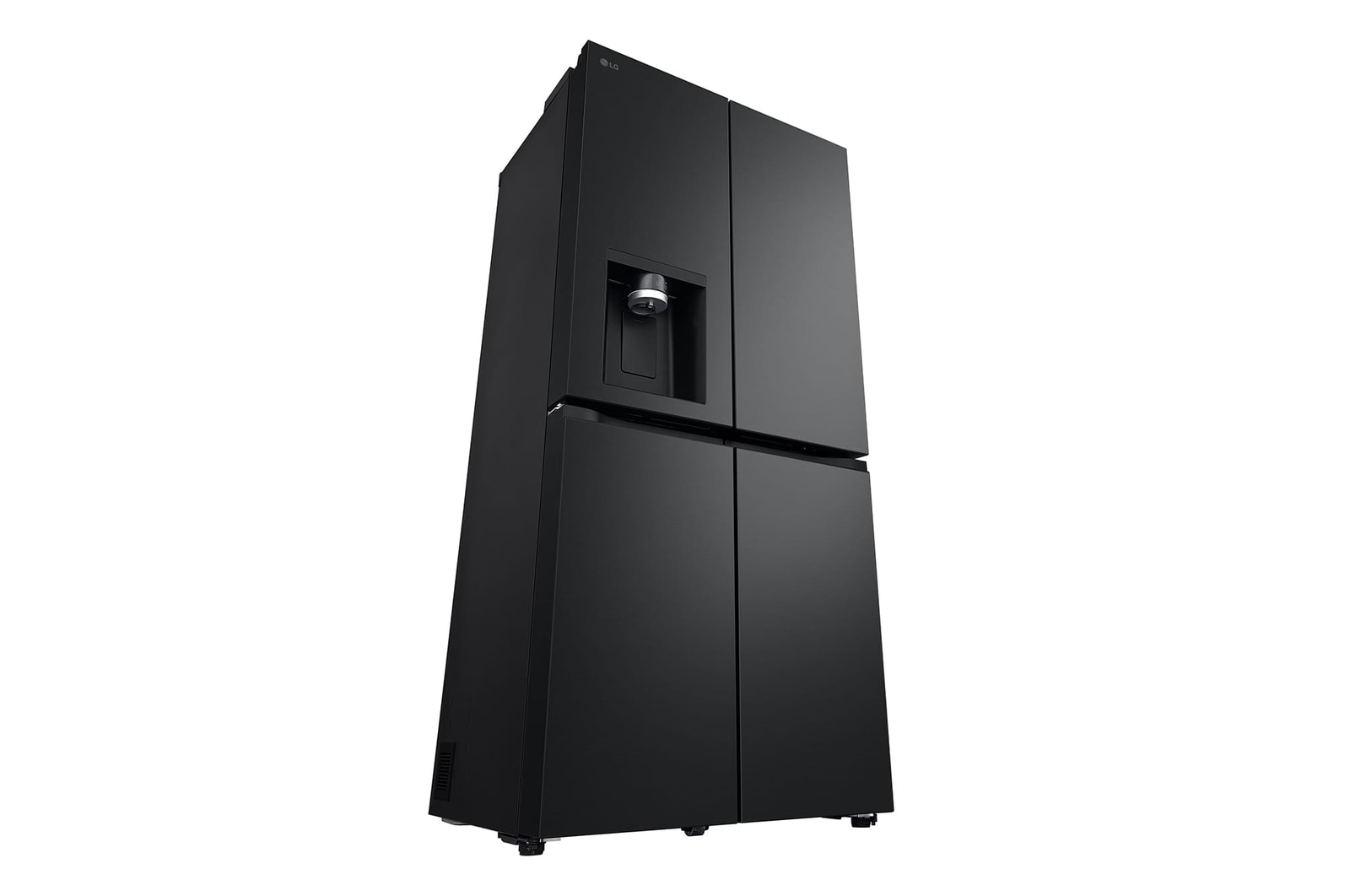 LG 427L Multi Door Refrigerator with Smart Inverter Compressor™ in Essence Matte Black, GF-L4534EP