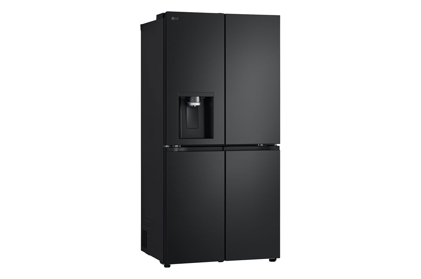 LG 427L Multi Door Refrigerator with Smart Inverter Compressor™ in Essence Matte Black, GF-L4534EP