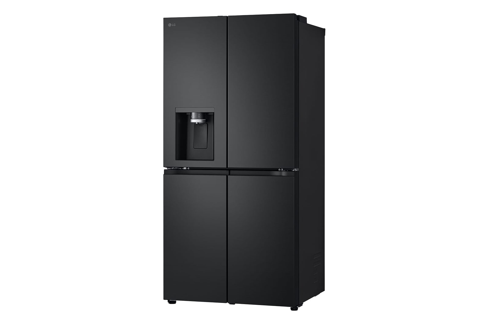 LG 427L Multi Door Refrigerator with Smart Inverter Compressor™ in Essence Matte Black, GF-L4534EP