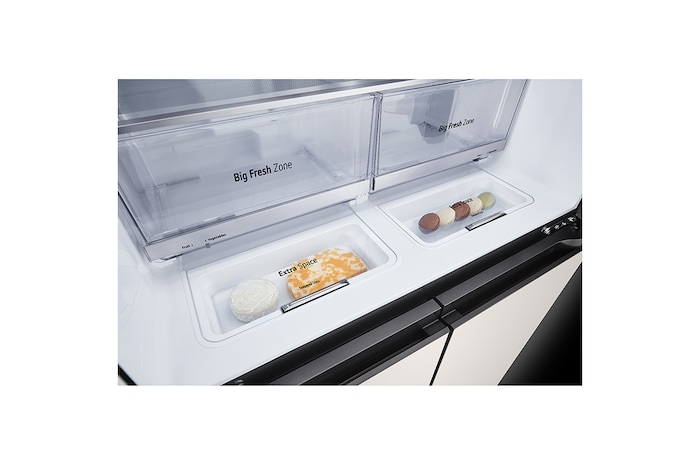 LG 527L Smart Inverter Compressor™ Refrigerator in Mint Beige Glass, GF-Q5143GE