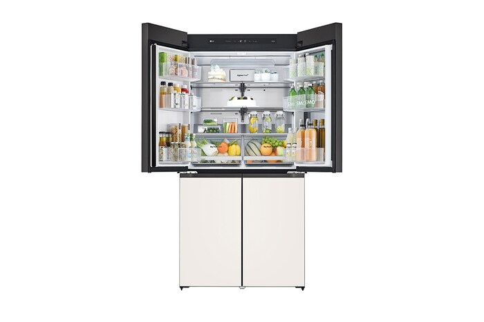 LG 527L Smart Inverter Compressor™ Refrigerator in Mint Beige Glass, GF-Q5143GE