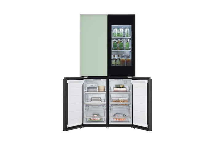LG 527L Smart Inverter Compressor™ Refrigerator in Mint Beige Glass, GF-Q5143GE