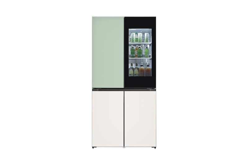 LG 527L Smart Inverter Compressor™ Refrigerator in Mint Beige Glass, GF-Q5143GE