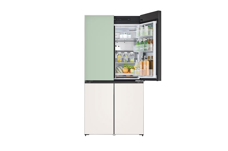 LG 527L Smart Inverter Compressor™ Refrigerator in Mint Beige Glass, GF-Q5143GE