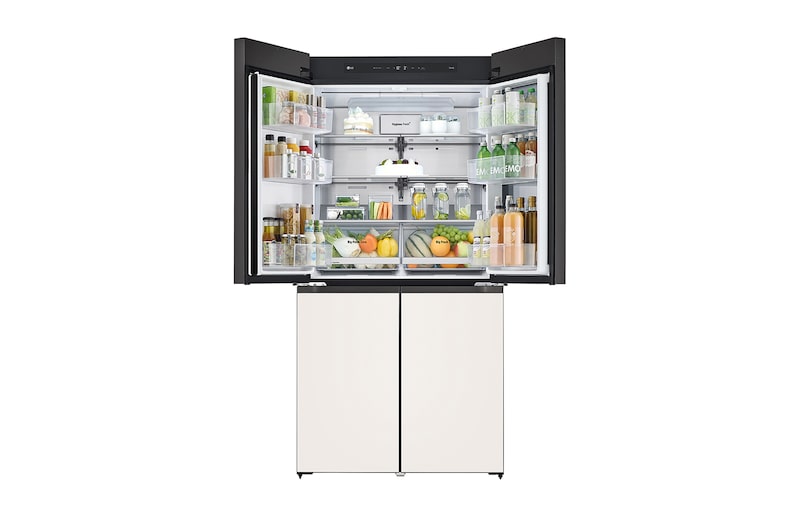 LG 527L Smart Inverter Compressor™ Refrigerator in Mint Beige Glass, GF-Q5143GE