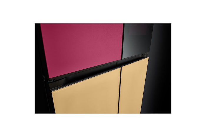 LG 527L InstaView® Fridge with MoodUP™ LED Colour Panels, GF-Q527MU