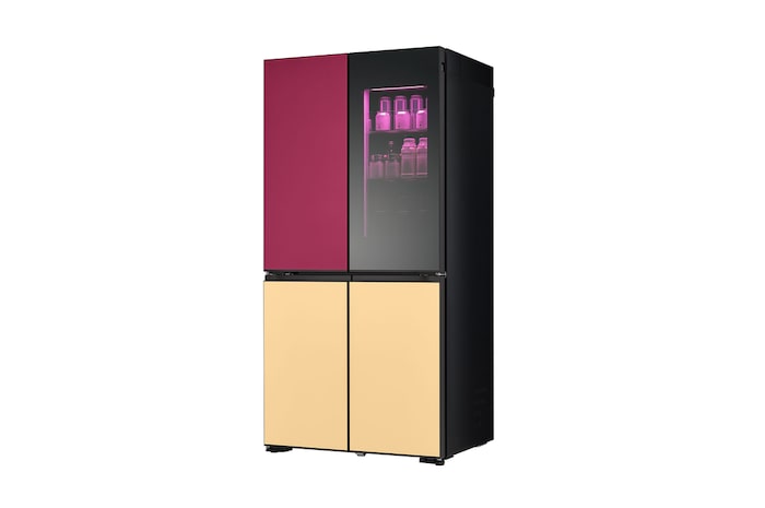 LG 527L InstaView® Fridge with MoodUP™ LED Colour Panels, GF-Q527MU
