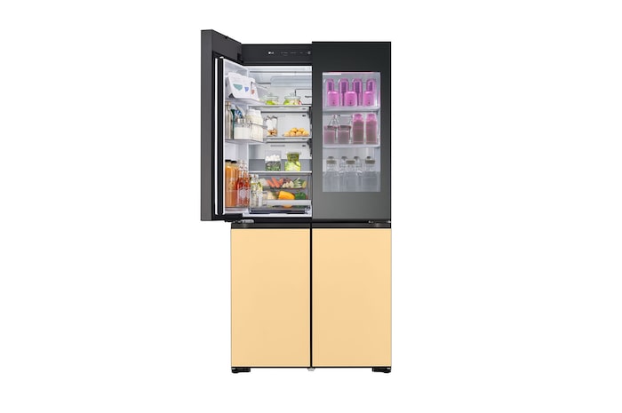 LG 527L InstaView® Fridge with MoodUP™ LED Colour Panels, GF-Q527MU