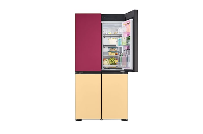 LG 527L InstaView® Fridge with MoodUP™ LED Colour Panels, GF-Q527MU