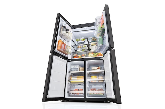 LG 527L InstaView® Fridge with MoodUP™ LED Colour Panels, GF-Q527MU