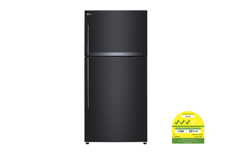 LG 592L Top Freezer with Smart Inverter Compressor™ in Black Steel, GT-M5967BL