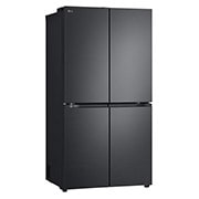 LG 601L Multi Door Refrigerator with Smart Inverter Compressor™ in Essence Black Steel, GF-B6014EV