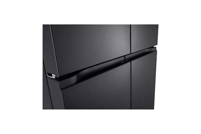 LG 601L Multi Door Refrigerator with Smart Inverter Compressor™ in Essence Black Steel, GF-B6014EV