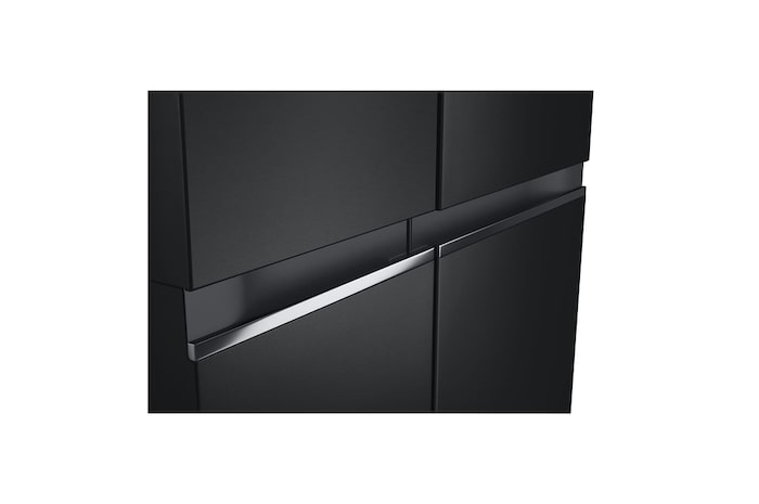 LG 647L Side by Side Refrigerator with Smart Inverter Compressor™ in Essence Matte Black, GS-B6473EP