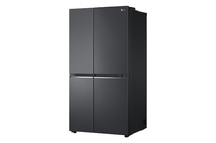 LG 647L Side by Side Refrigerator with Smart Inverter Compressor™ in Essence Matte Black, GS-B6473EP