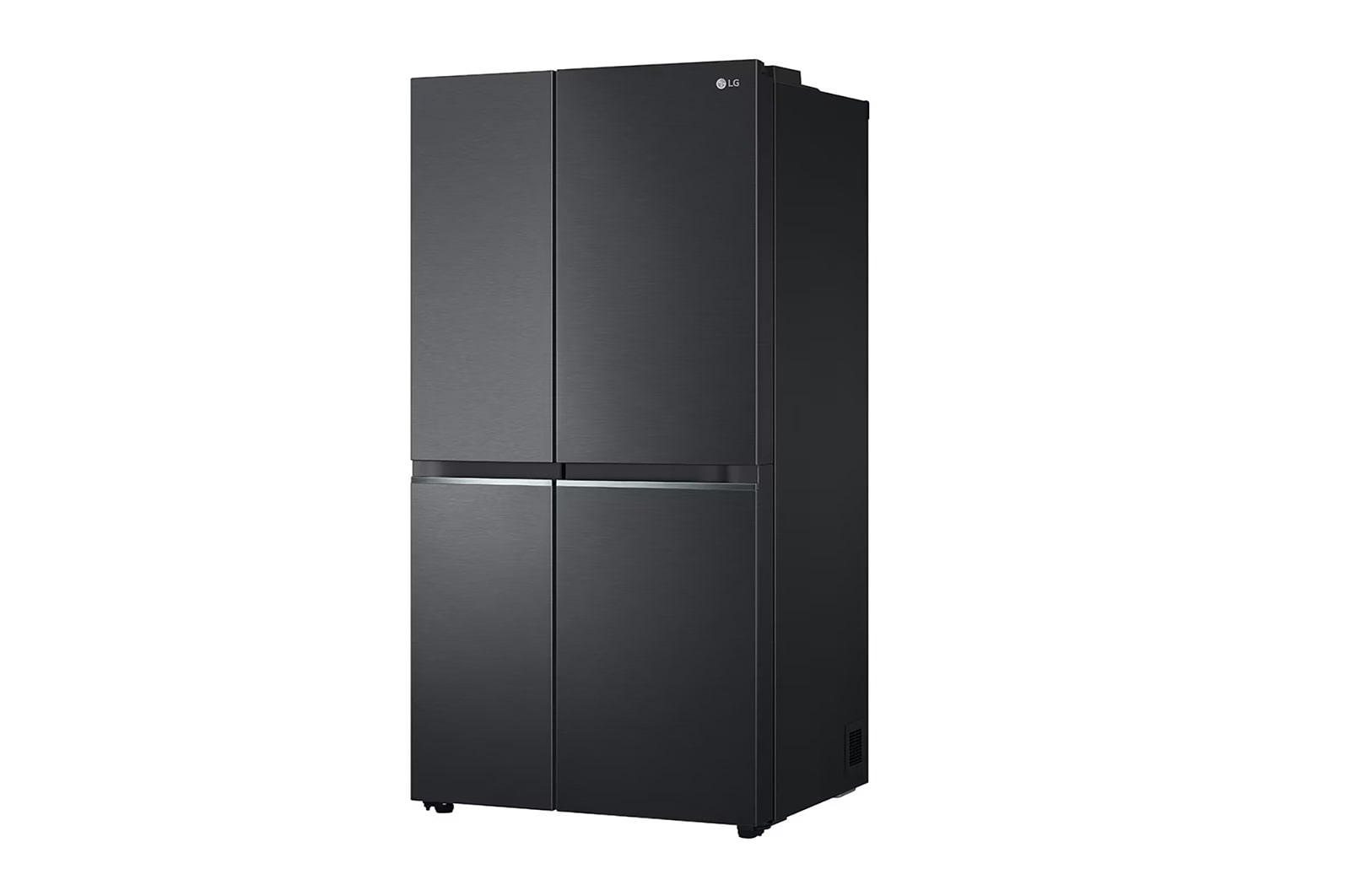 LG 647L Side-By-Side Fridge with Smart Inverter Compressor™ in Matte Black, GS-B6473MC