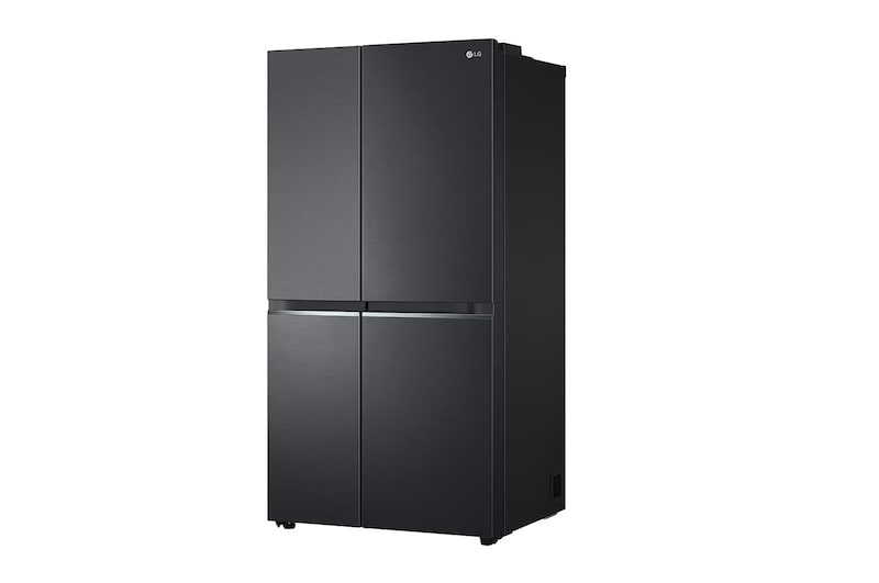 LG 647L Side-By-Side Fridge with Smart Inverter Compressor™ in Matte Black, GS-B6473MC