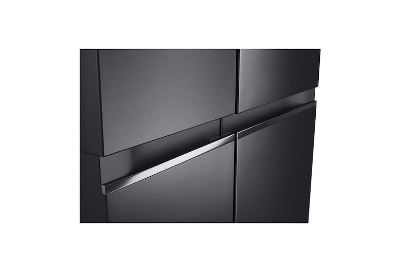 LG 647L Side-By-Side Fridge with Smart Inverter Compressor™ in Matte Black, GS-B6473MC