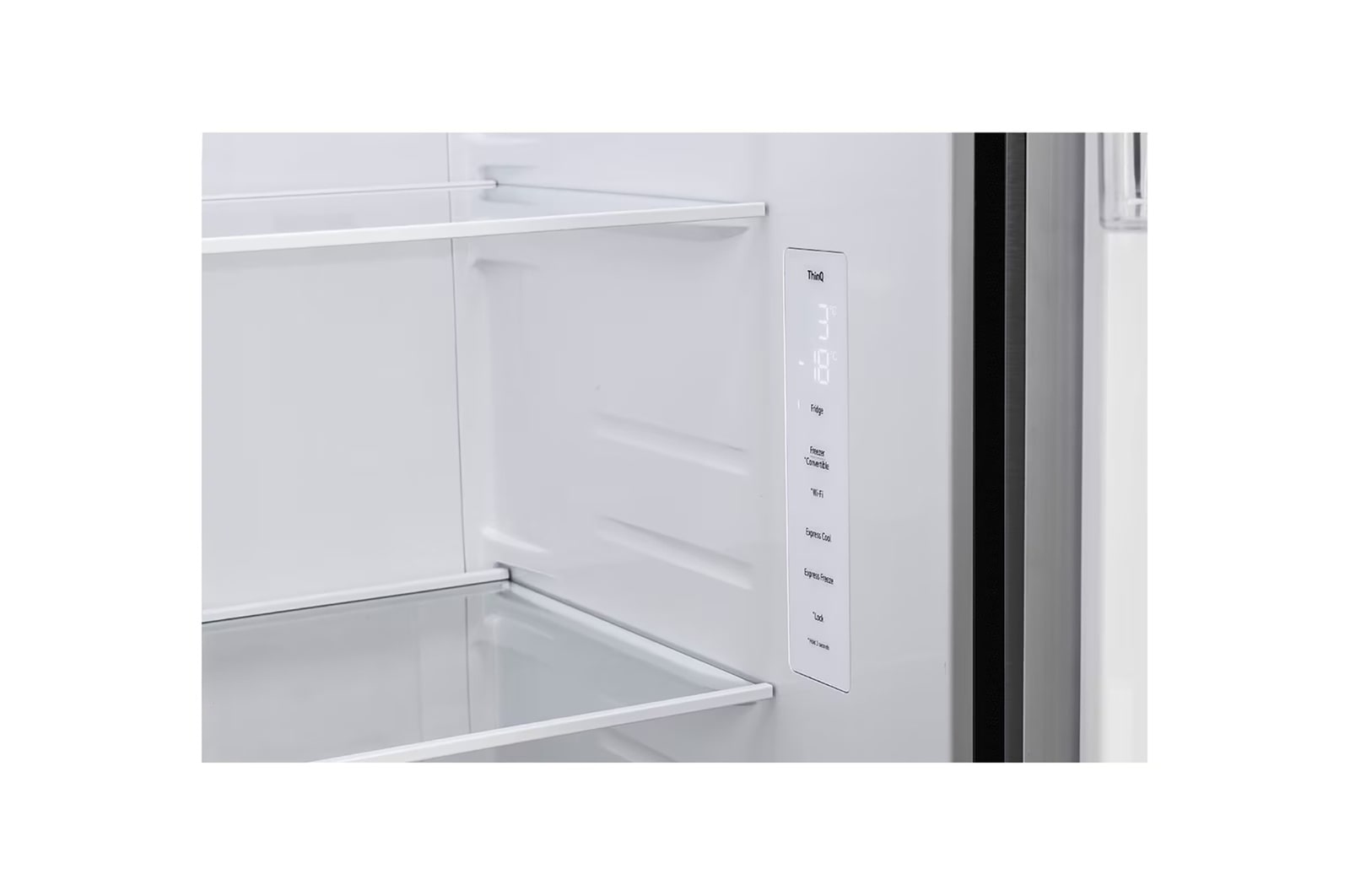 LG 647L Side-By-Side Fridge with Smart Inverter Compressor™ in Matte Black, GS-B6473MC