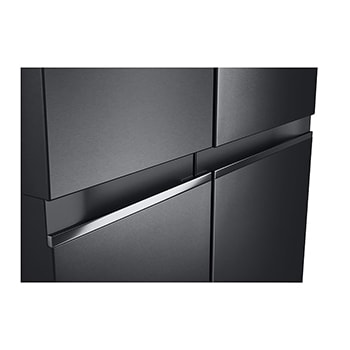 LG 647L Side-By-Side Fridge with Smart Inverter Compressor™ in Matte Black, GS-B6473MC