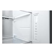 LG 647L Side by Side Refrigerator with Smart Inverter Compressor™ in Prime Silver, GS-B6473PY