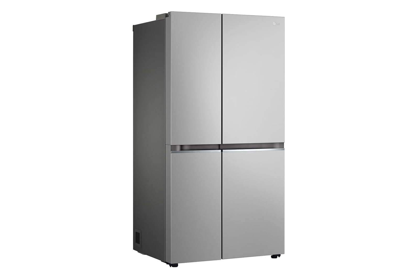 LG 647L Side by Side Refrigerator with Smart Inverter Compressor™ in Prime Silver, GS-B6473PY