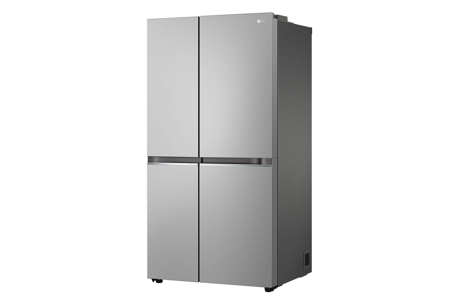 LG 647L Side by Side Refrigerator with Smart Inverter Compressor™ in Prime Silver, GS-B6473PY