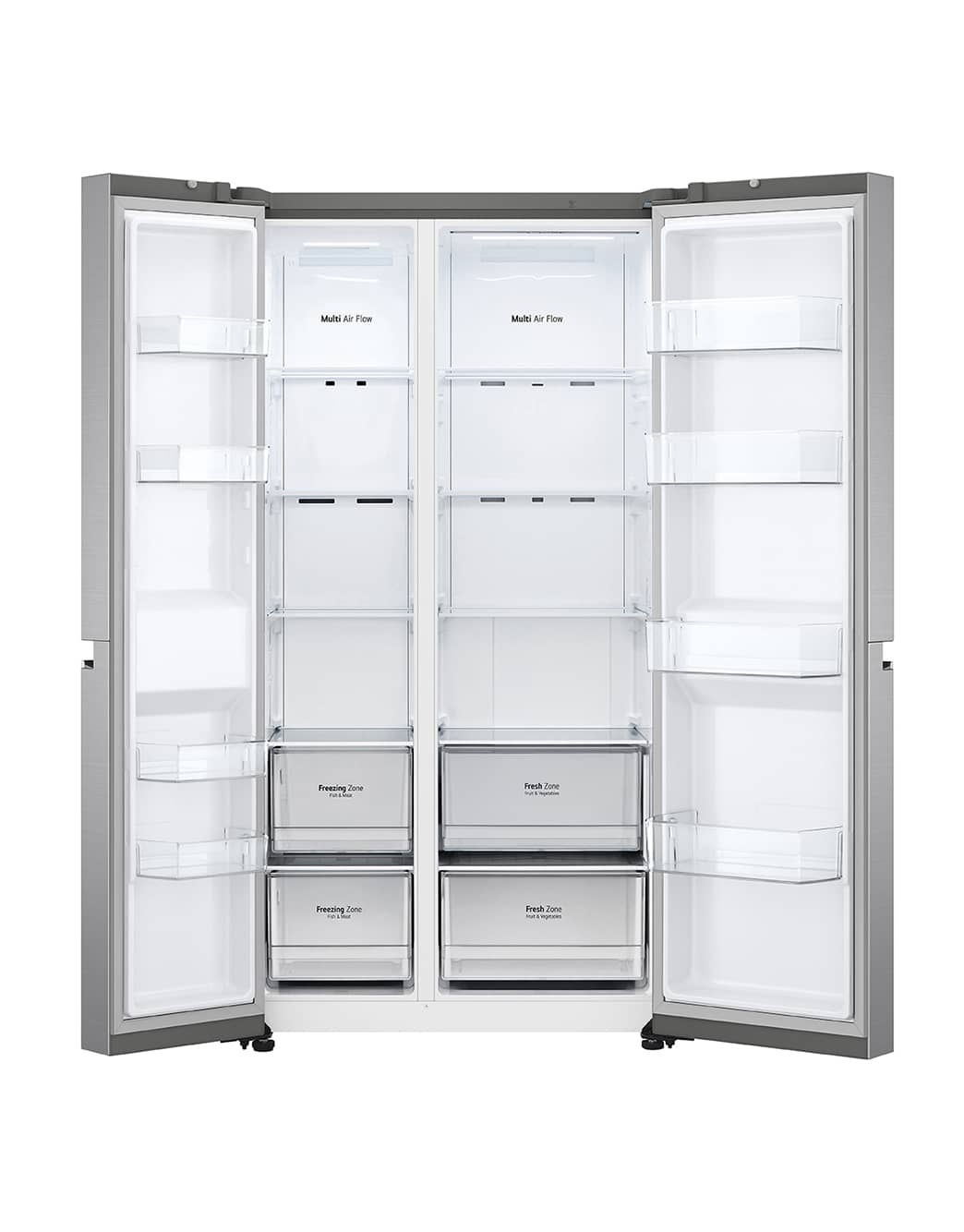647L Side by Side Refrigerator in Platinum Silver | LG SG