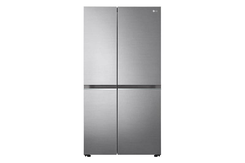 LG 647L side-by-side-fridge with Smart Inverter Compressor™ in Platinum Silver, GS-B6473PZ