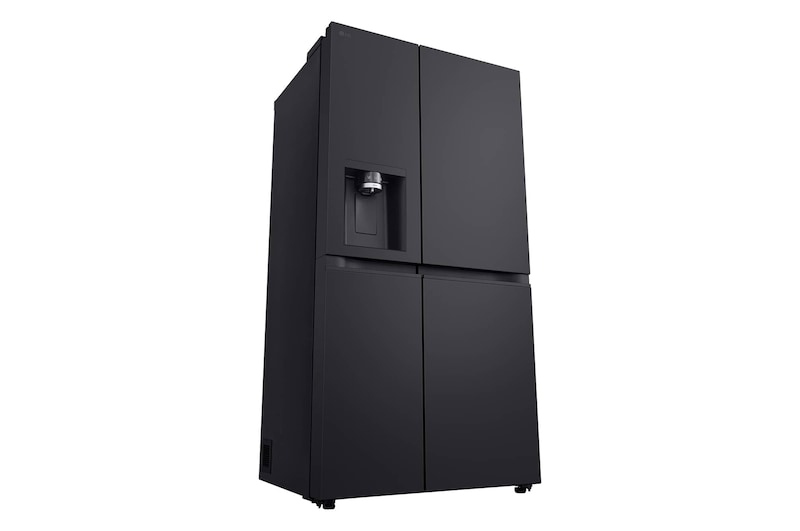 LG 623L Side by Side Fridge with Smart Inverter Compressor™ in Essence Black Steel, GS-L6104EV