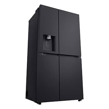 LG 623L Side by Side Fridge with Smart Inverter Compressor™ in Essence Black Steel, GS-L6104EV